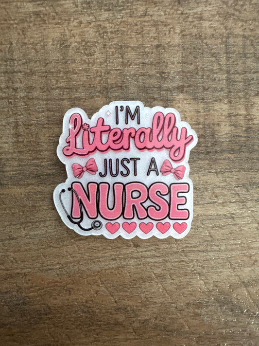 I’m literally just a nurse badge reel