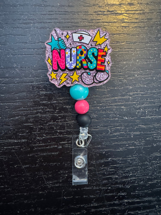 Nurse badge reel