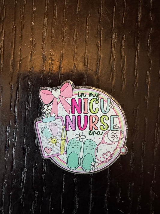 NICU nurse badge reel