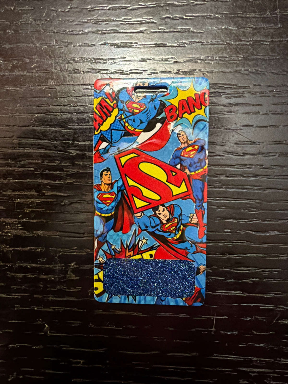 Superman vertical badge buddy