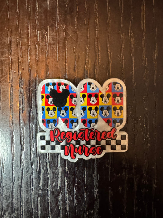 RN Mickey badge reel