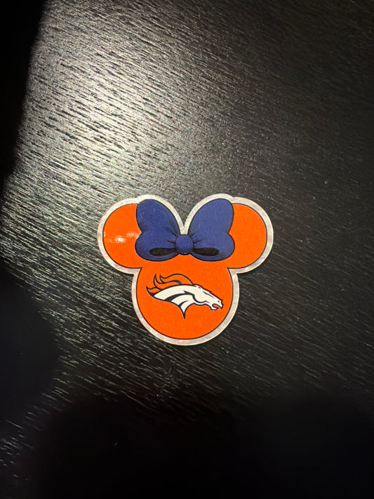 Broncos badge reel