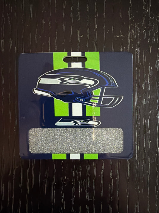 Seahawks badge buddy
