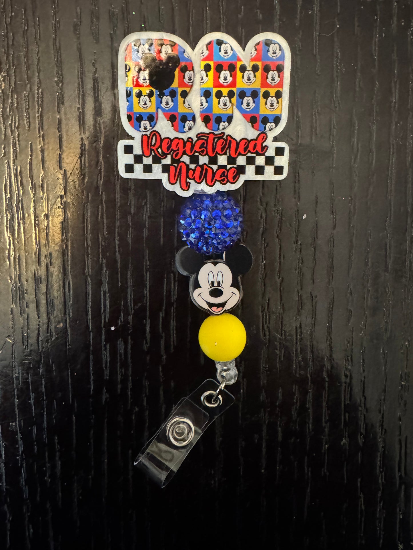 RN Mickey badge reel
