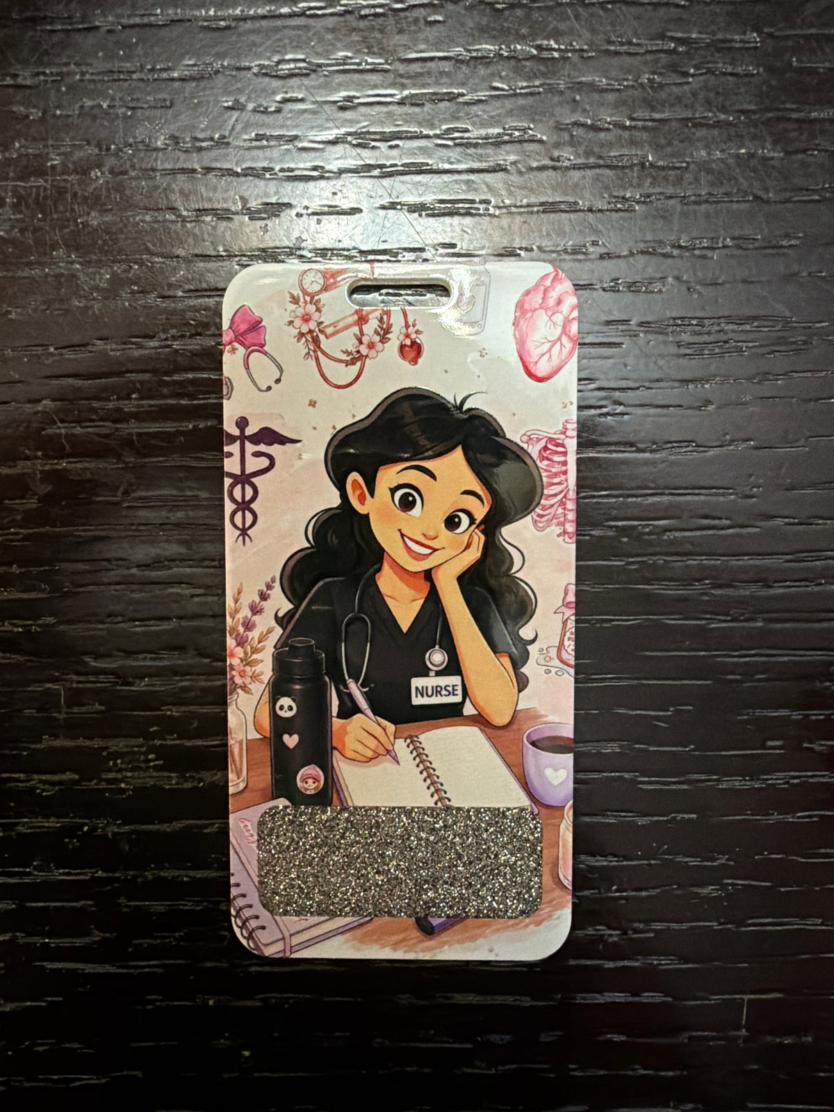 Nurse (Penny Proud) vertical badge buddy