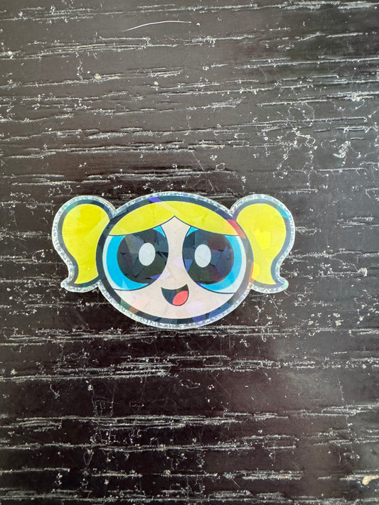 PPG holographic Bubbles badge reel