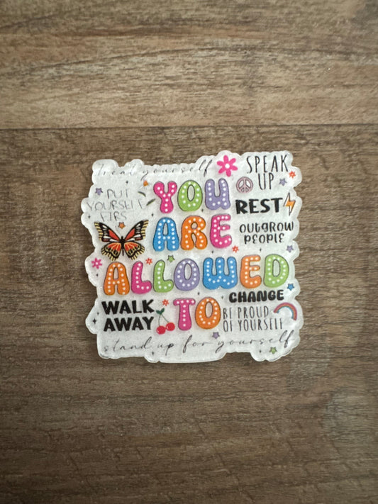 You are allowed to badge reel