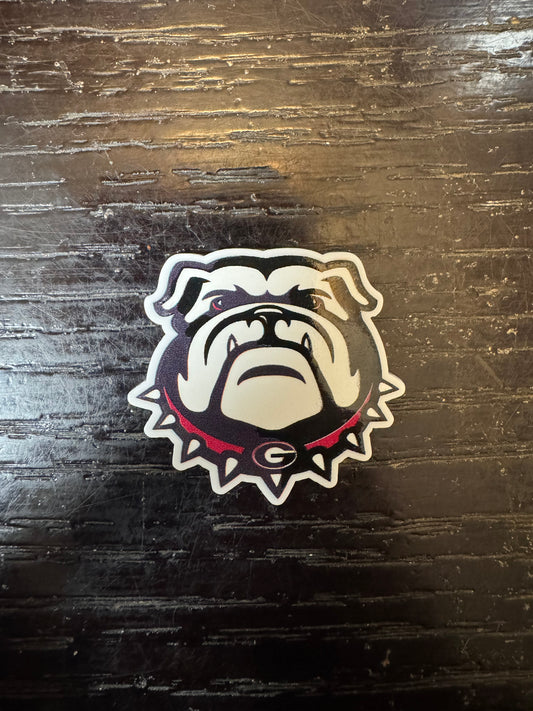 Georgia Bulldogs badge reel ( no glitter)
