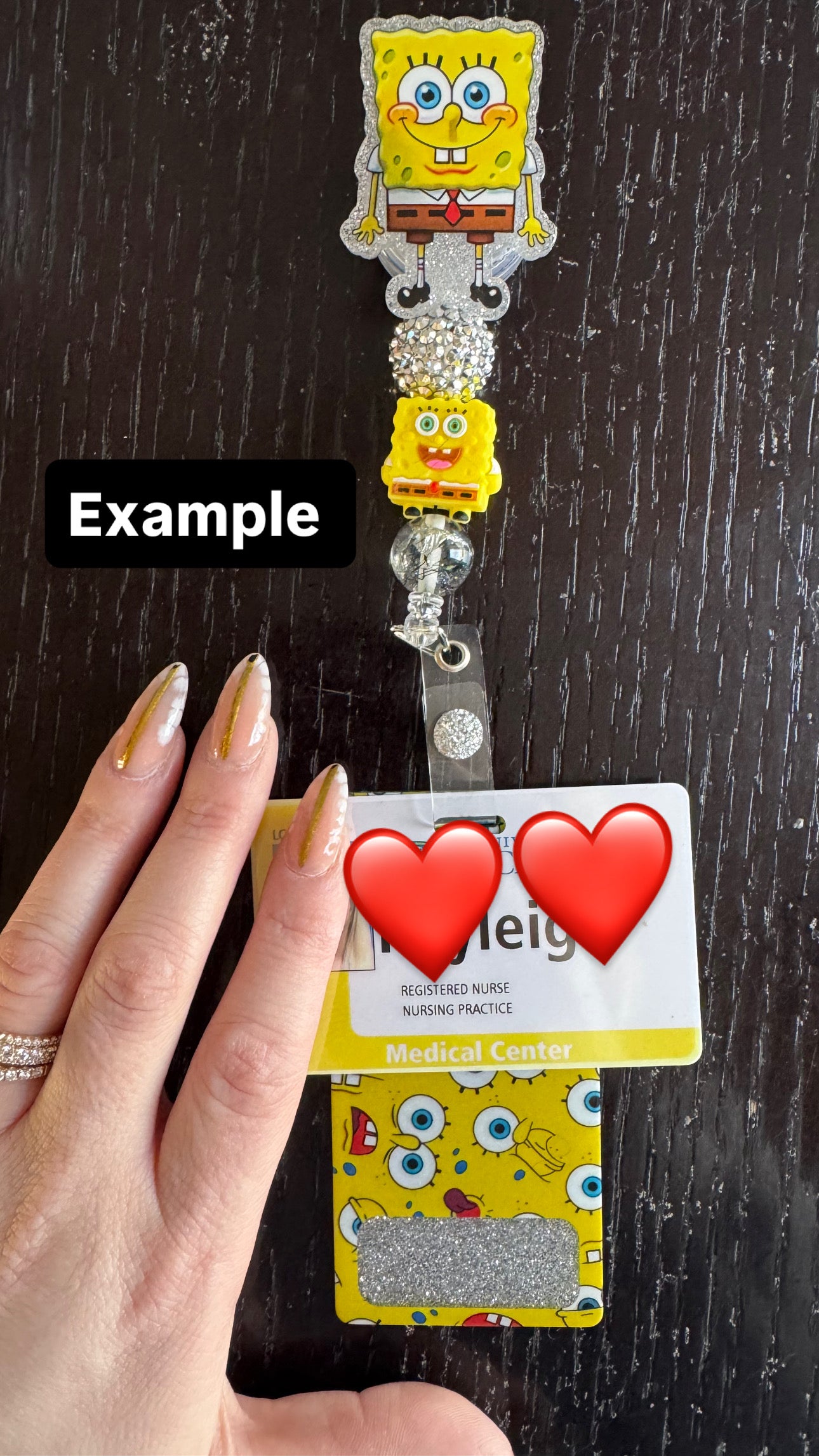 Dunkin vertical badge buddy