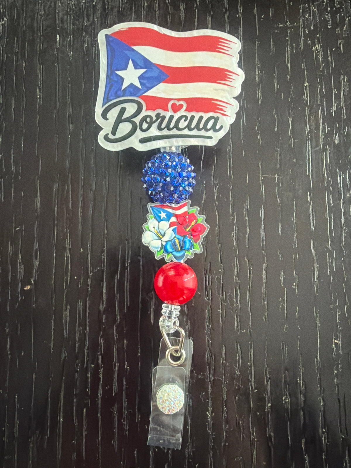 Puerto Rico badge reel