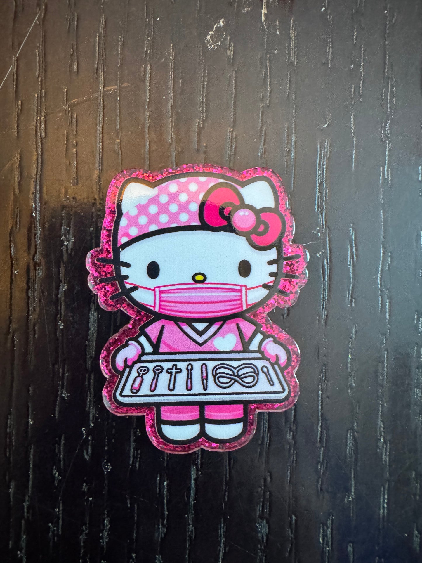 Hello Kitty Surgical badge reel