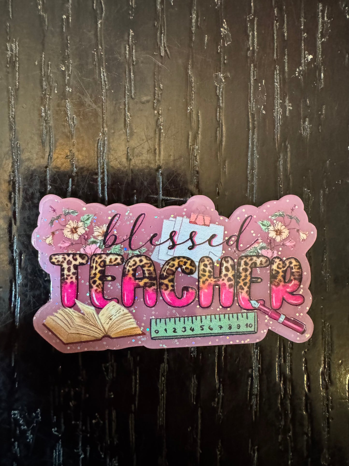 Teacher badge reel