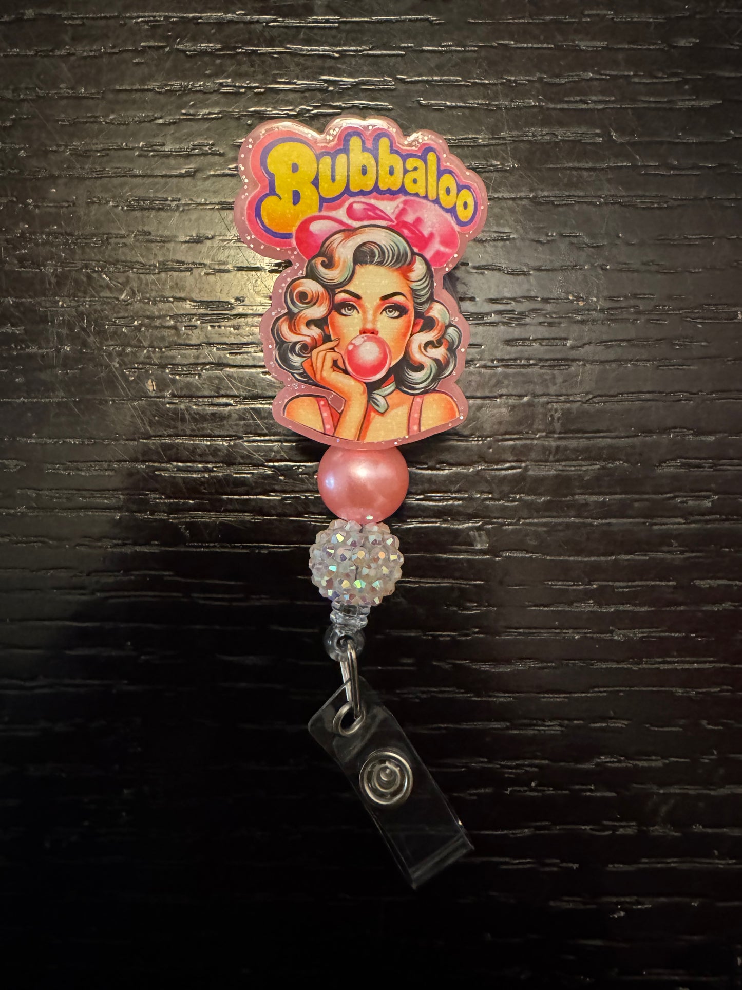 Bubbaloo badge reel