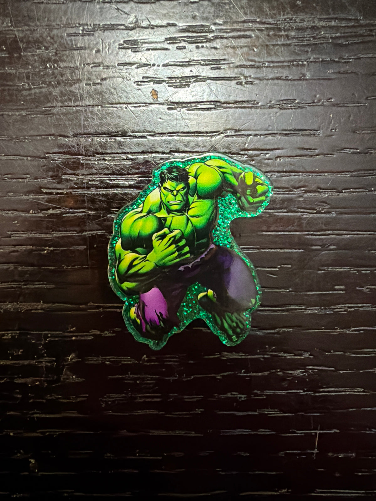 Hulk badge reel