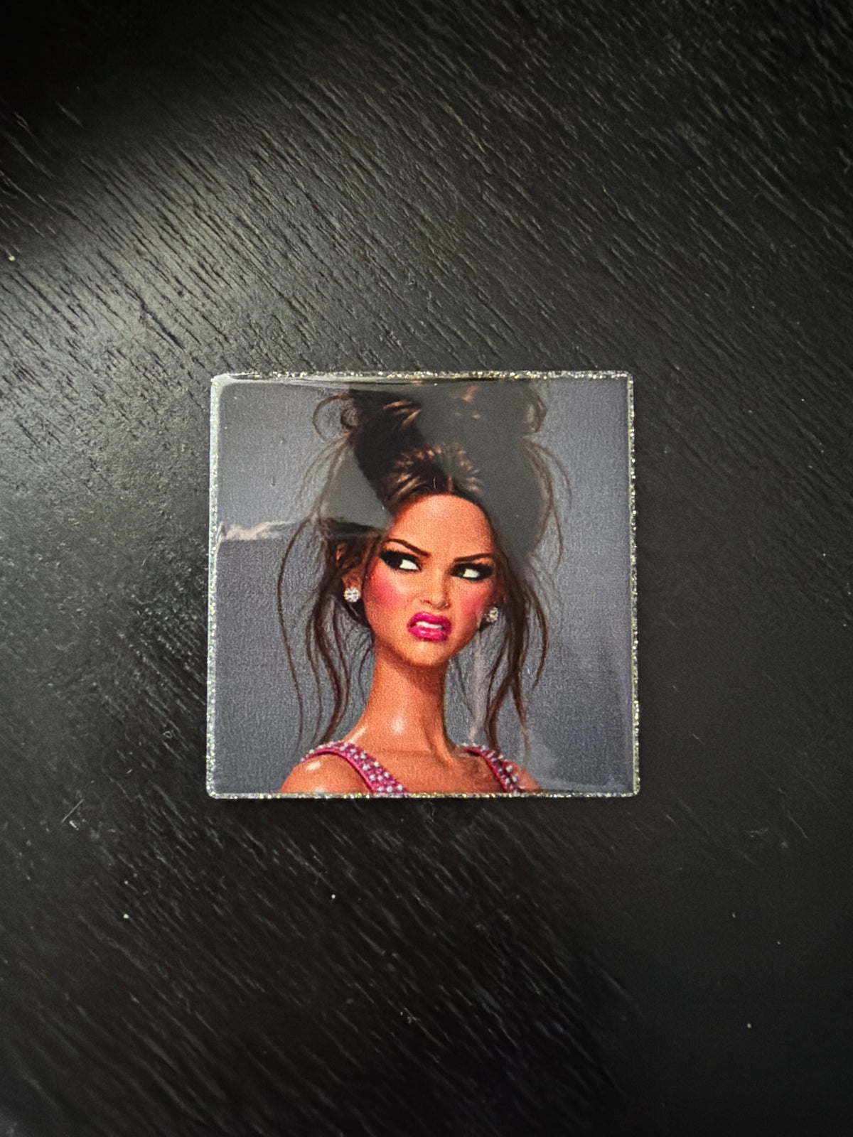 Barbie badge reel