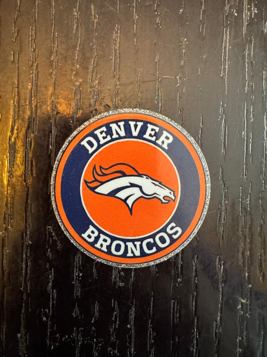 Broncos badge reel