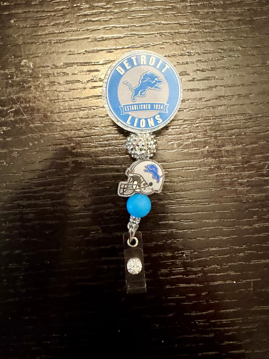 Lions badge reel