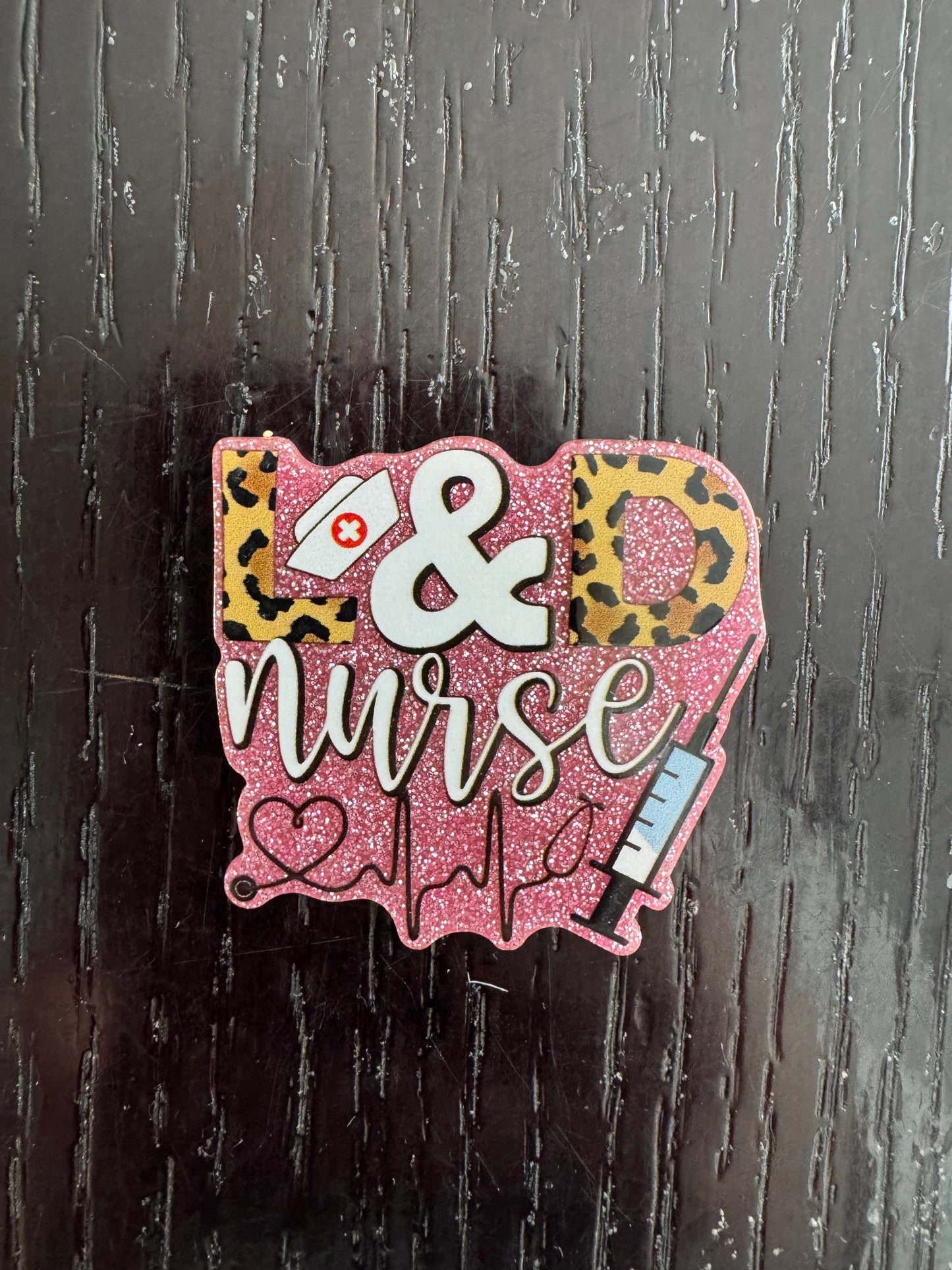 L&D Nurse badge reel