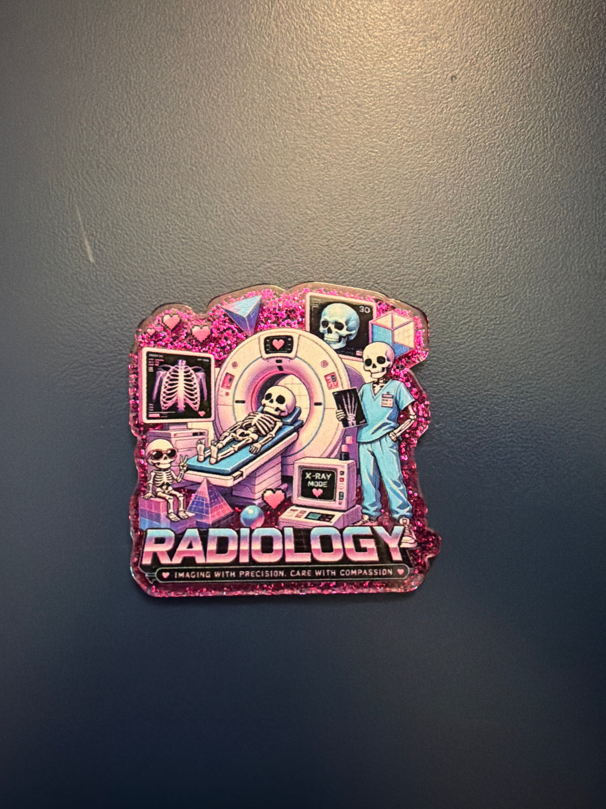Radiology badge reel
