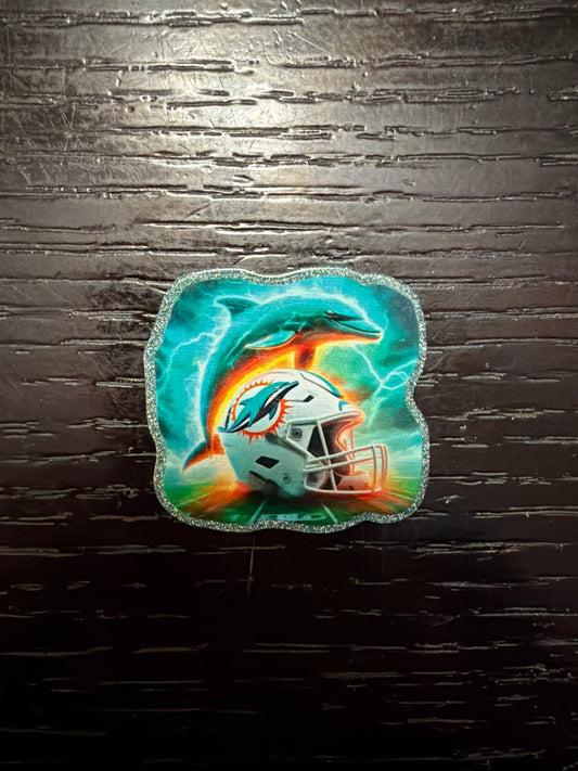 Dolphins badge reel