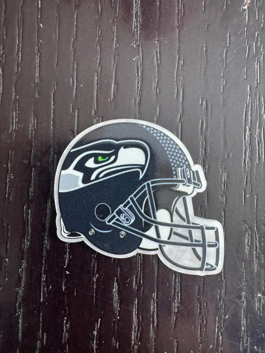 Seattle Seahawks helmet badge reel