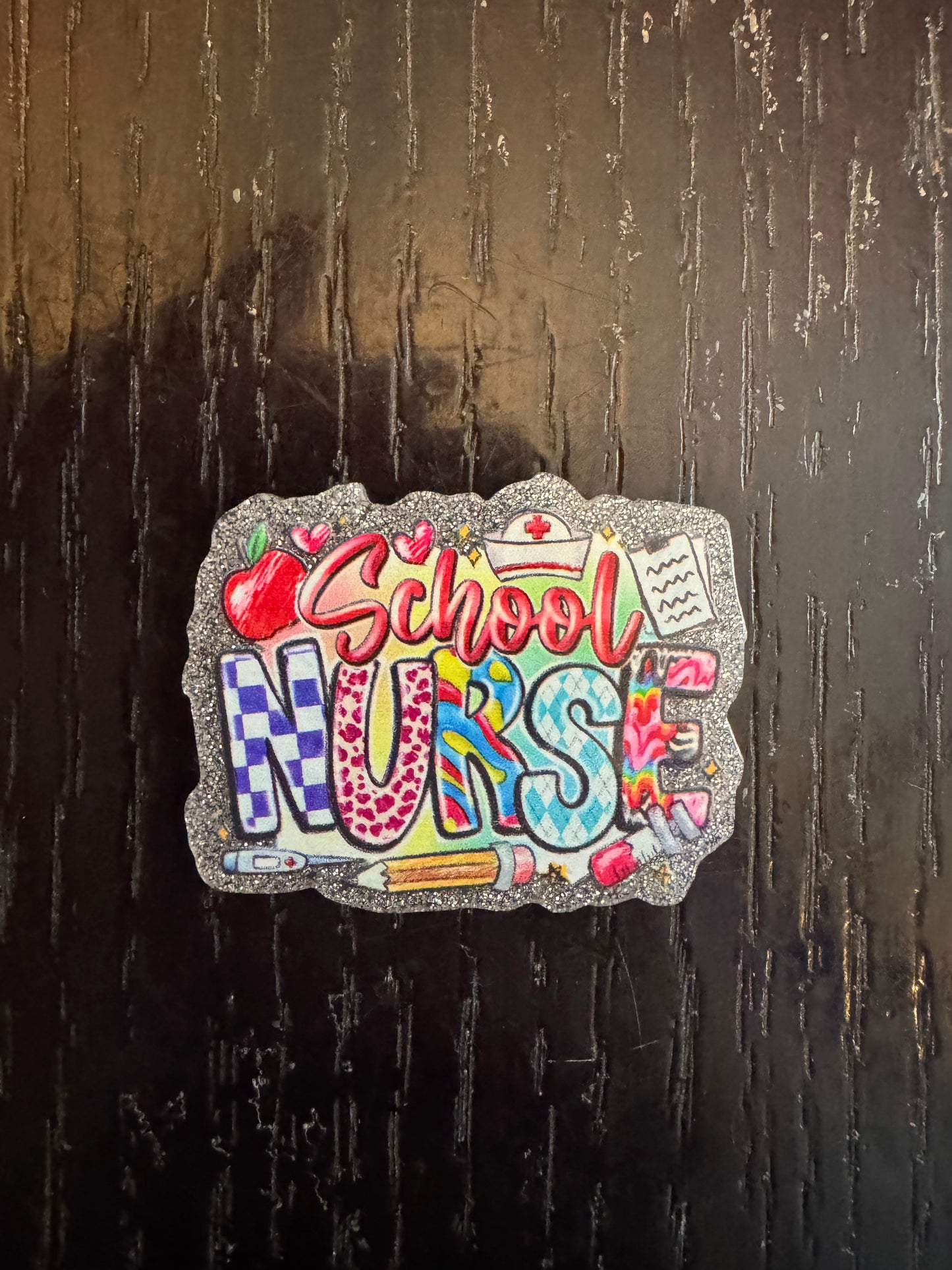 School nurse badge reel
