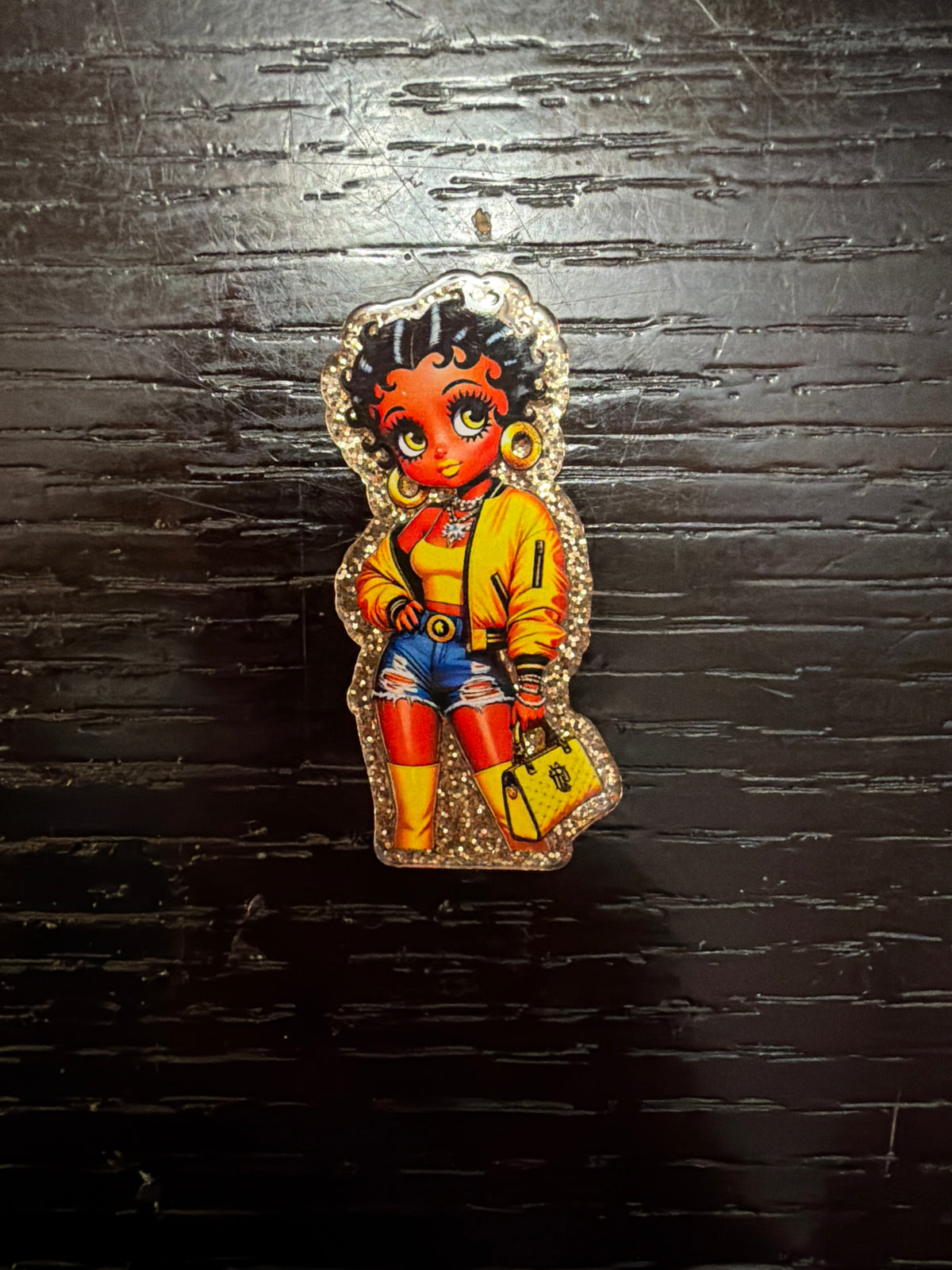 Betty Boop badge reel