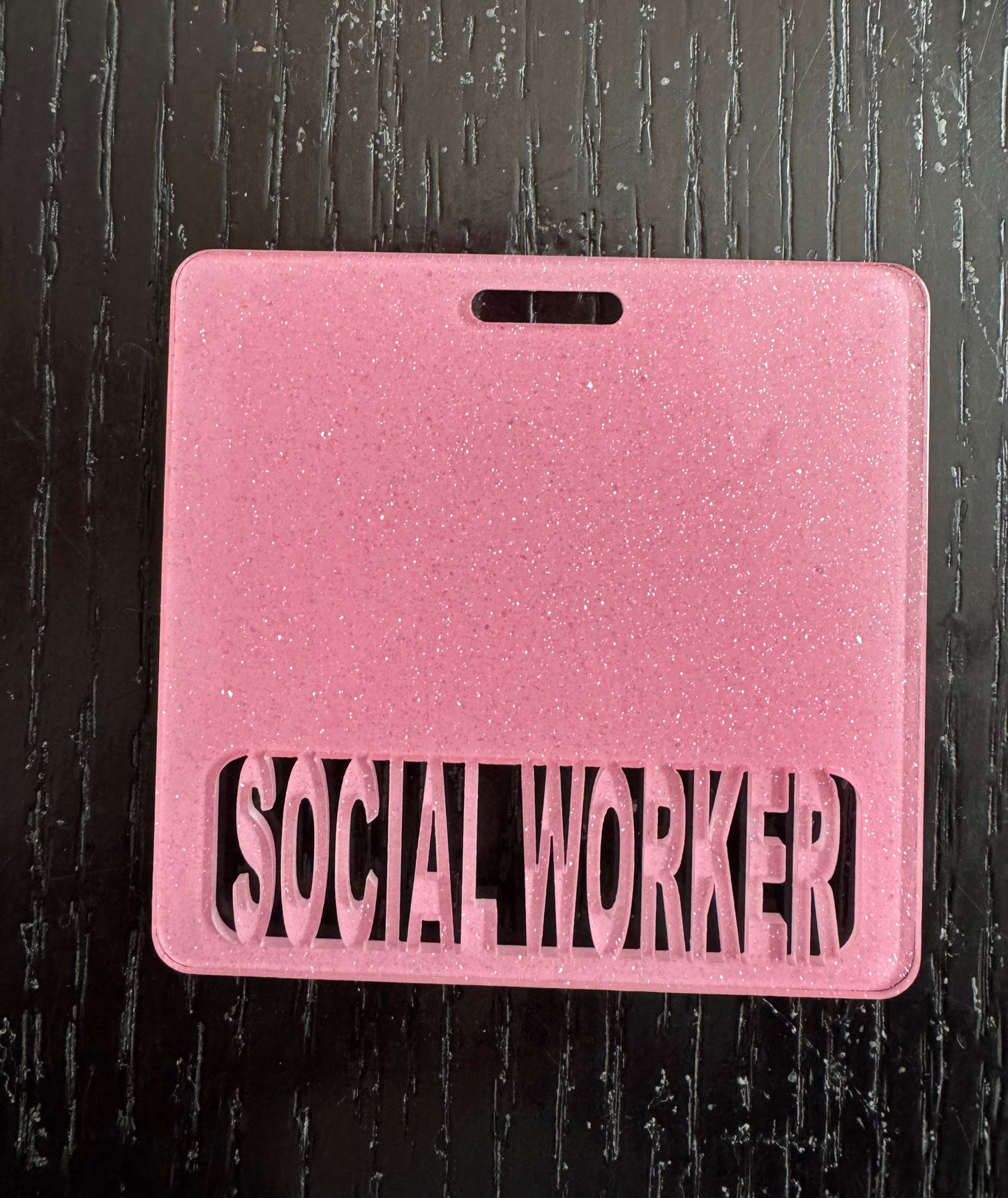Social Worker badge buddy