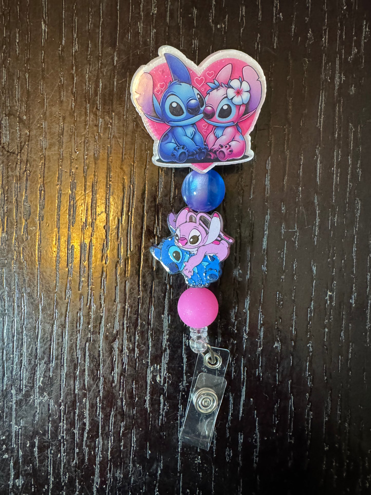 Stitch badge reel