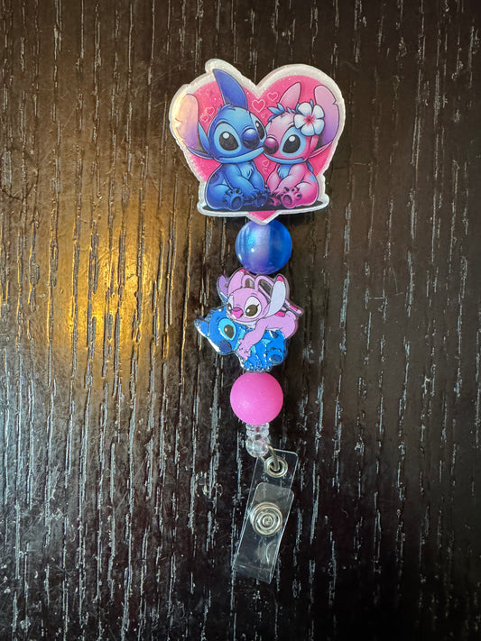 Stitch badge reel