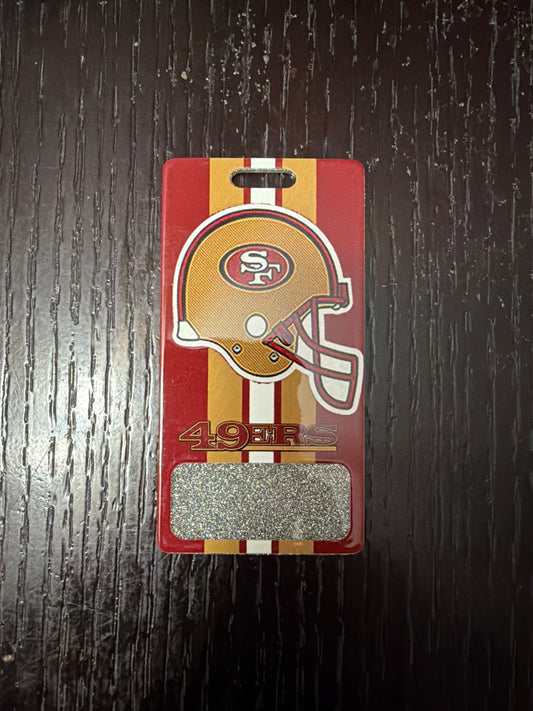 49ers vertical badge buddy