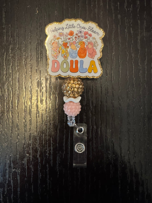 Doula badge reel
