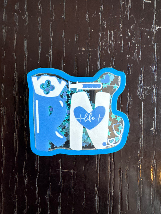 RN Shaker badge reel