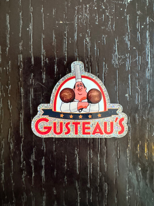 Gusteaus badge reel