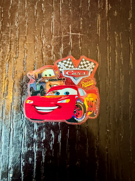 Lightning McQueen badge reel
