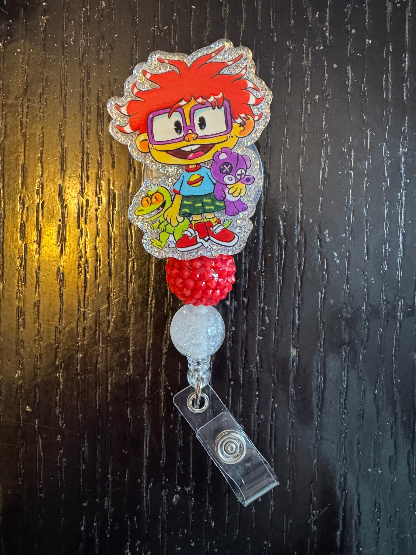 Chuckie Finster badge reel