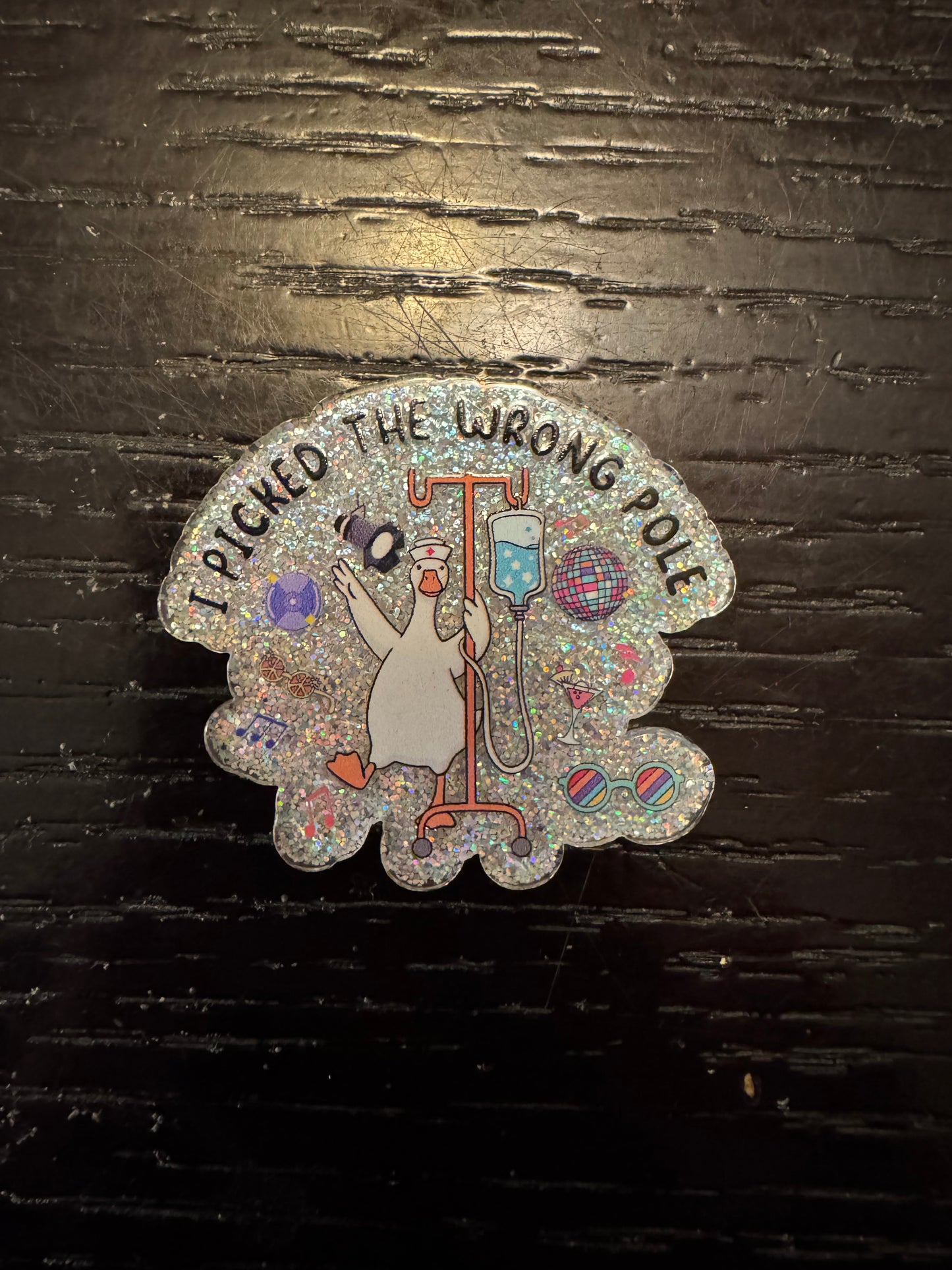 I picked the wrong pole badge reel