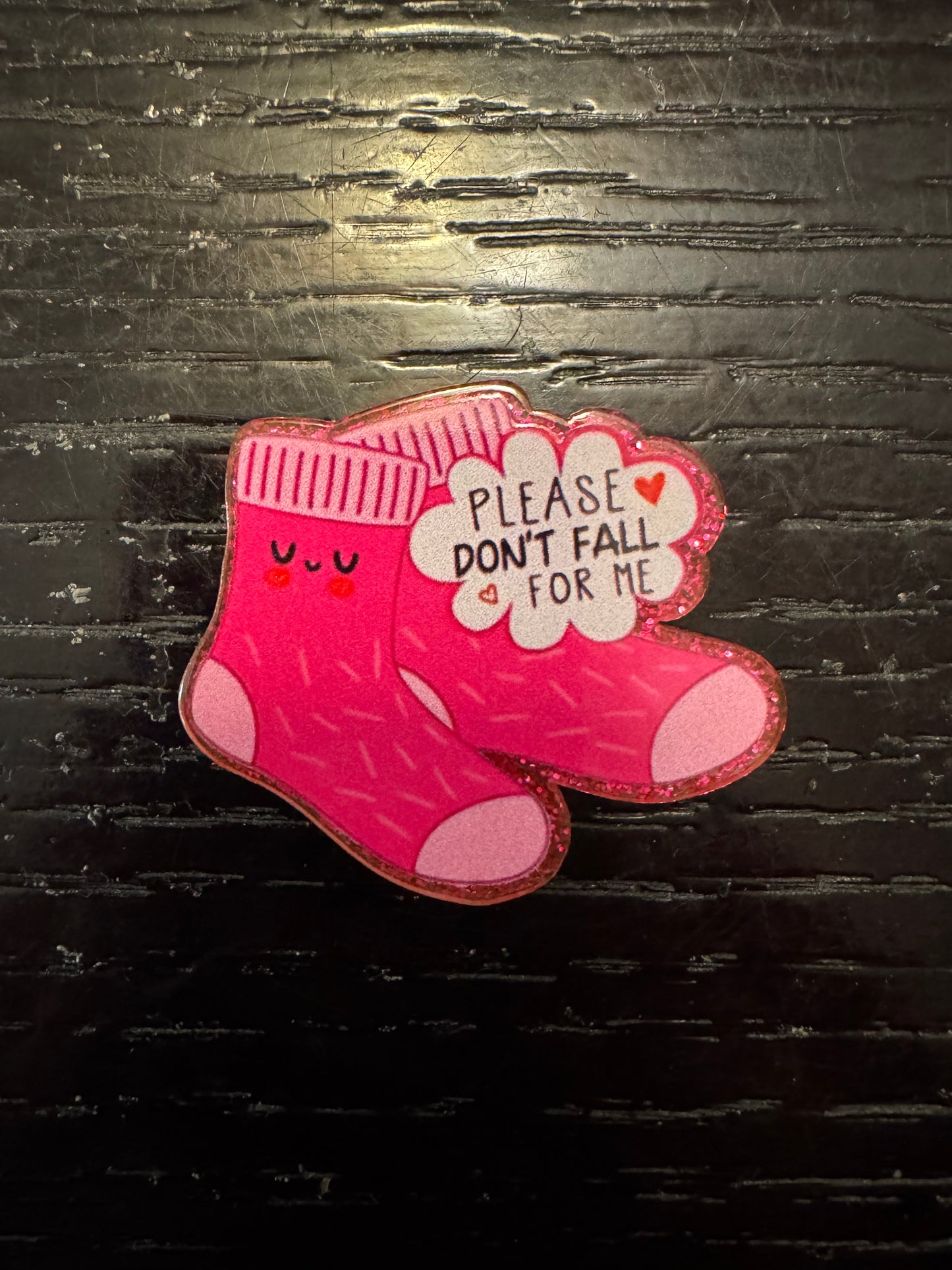 Don’t fall badge reel