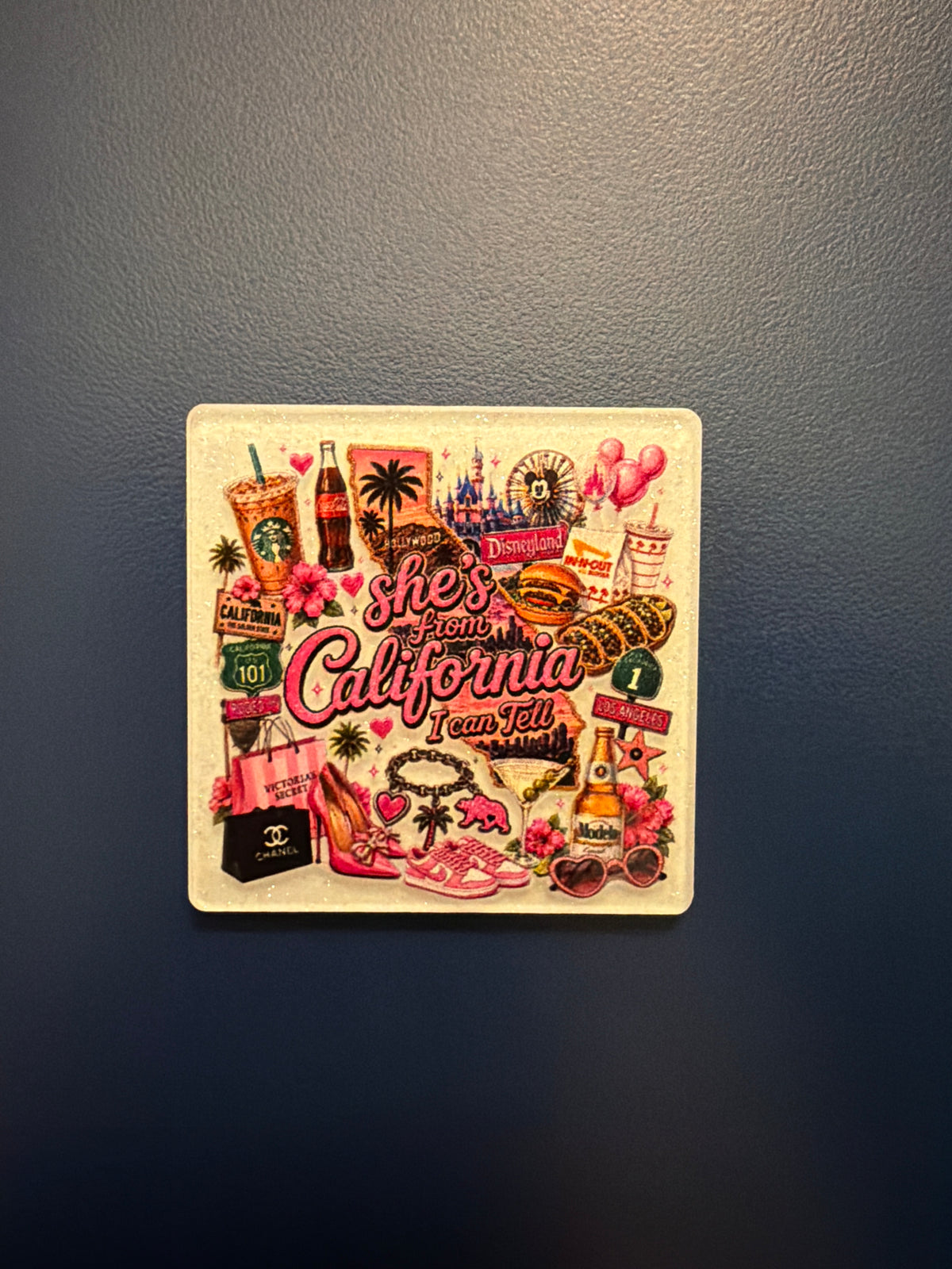 She’s from California I can tell badge reel
