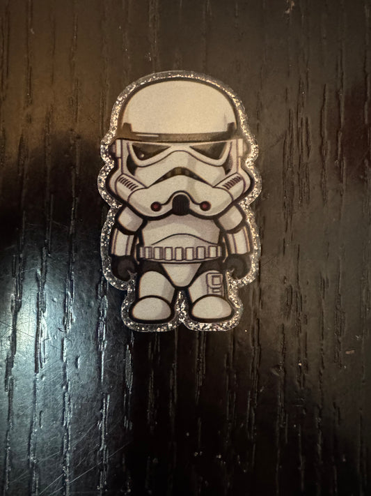 Storm trooper badge reel