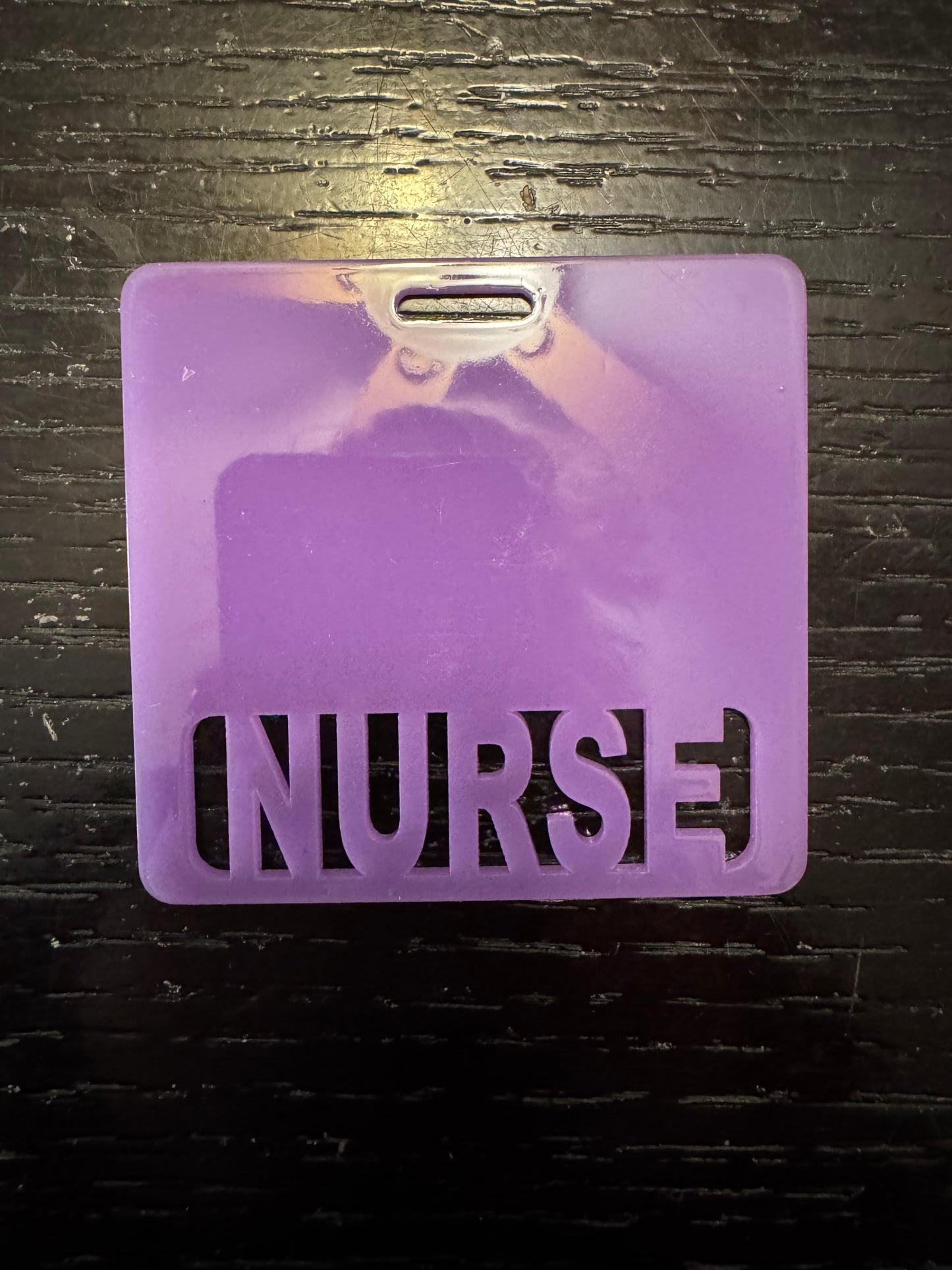 NURSE badge buddy (purple)
