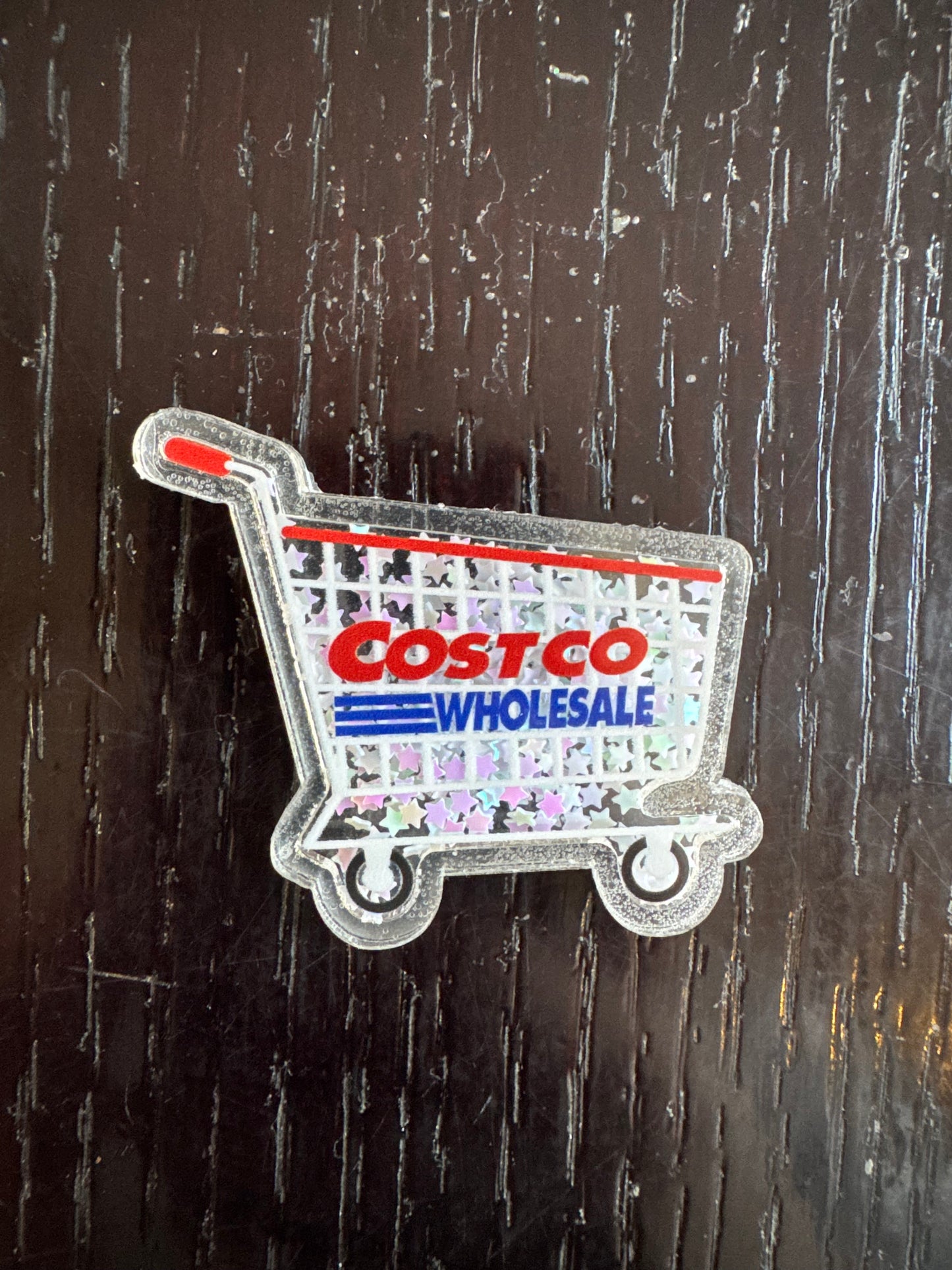 Costco cart shaker  badge reel