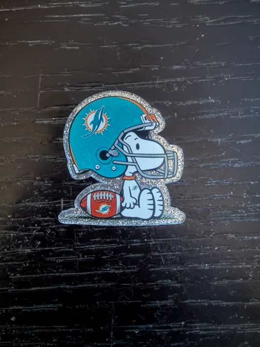Dolphins badge reel
