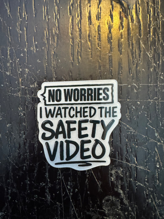 Safety video badge reel