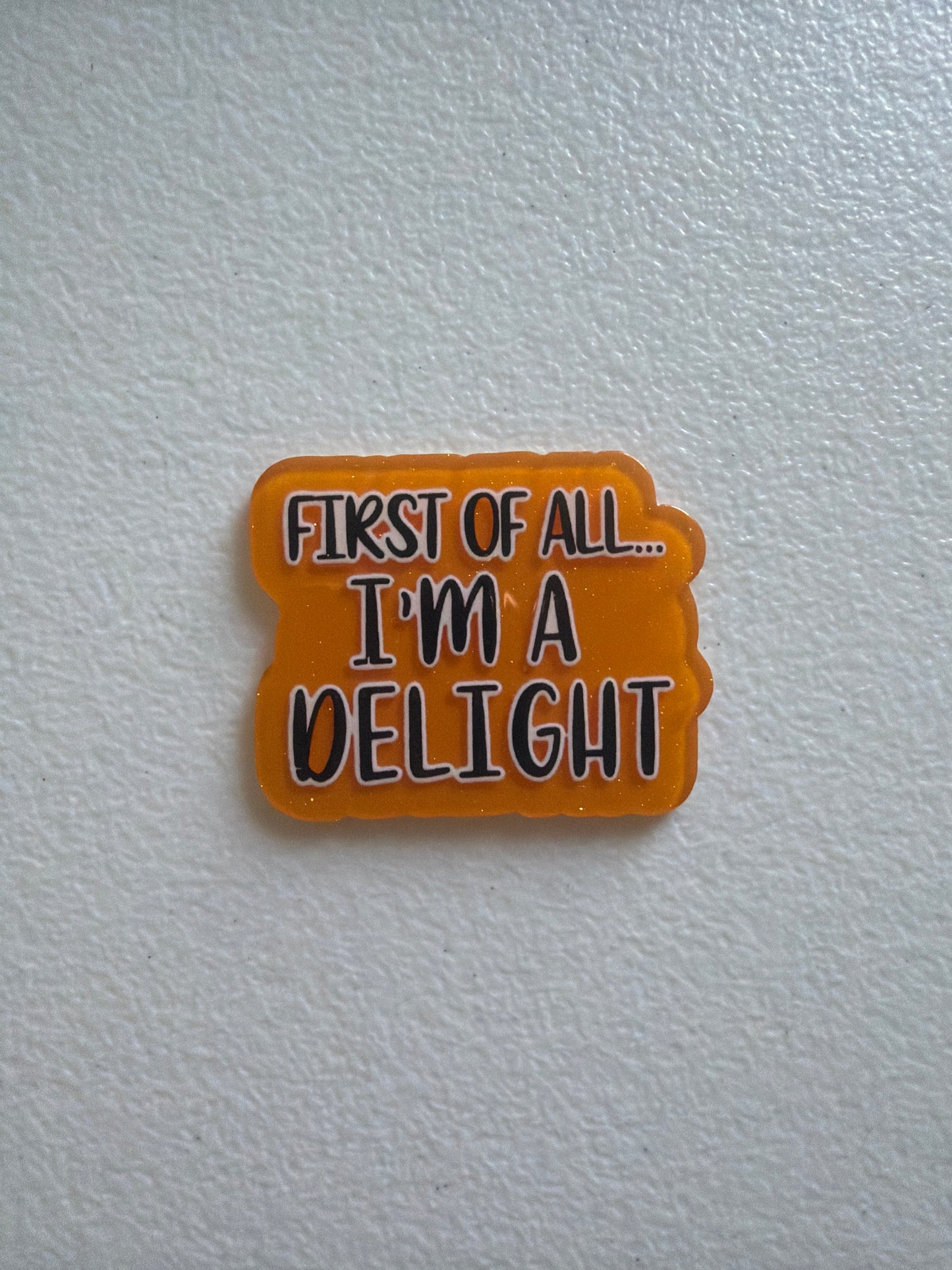 First of all I’m a delight badge reel