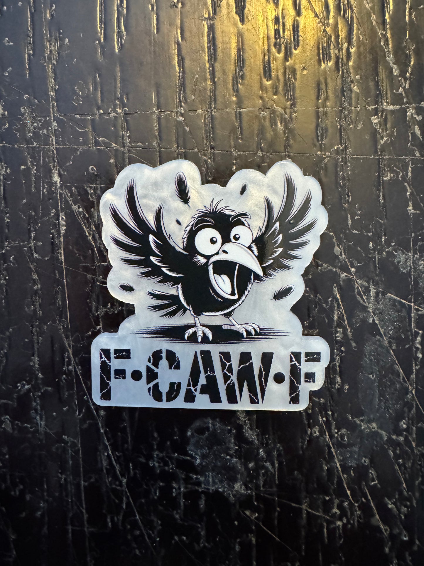 F-CAW-F badge reel