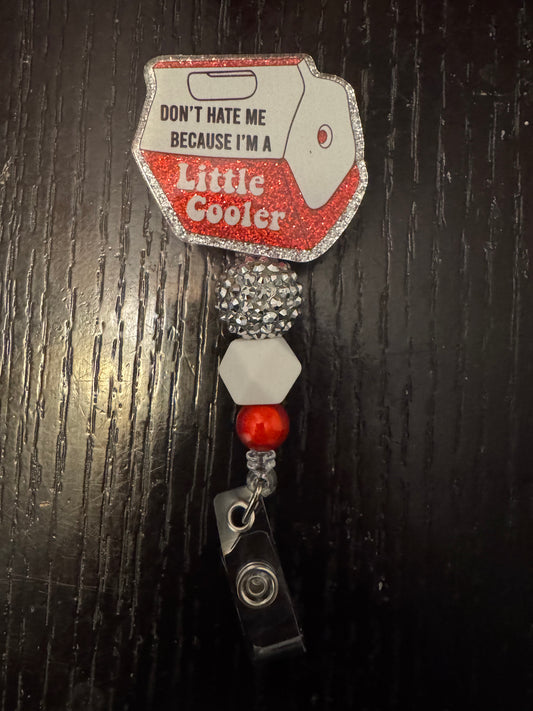 Little cooler badge reel