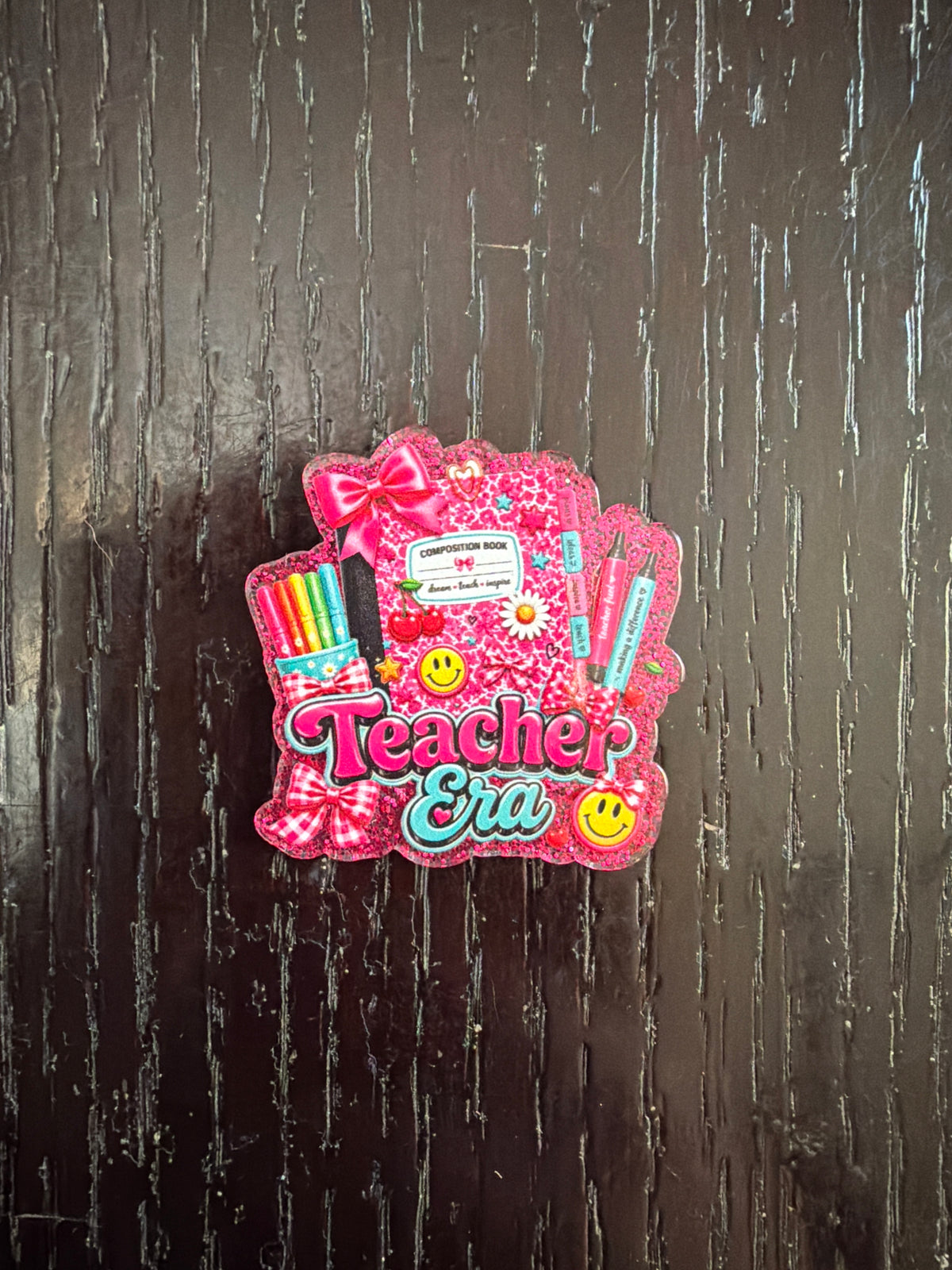 Teacher badge reel