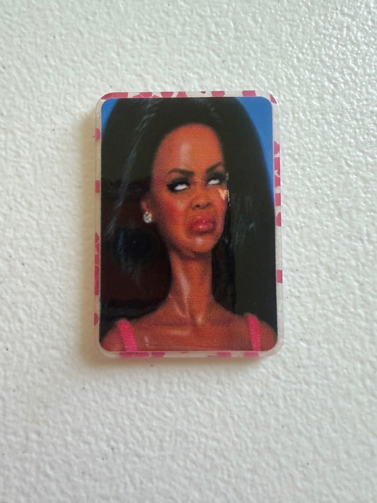 Barbie badge reel
