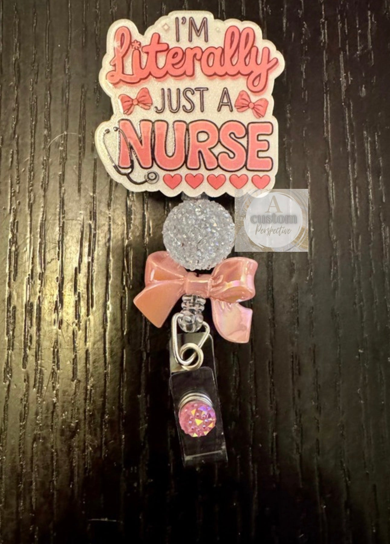 I’m literally just a nurse badge reel